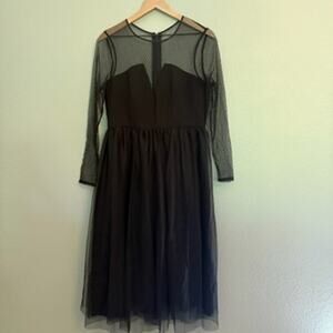 new bcbgeneration lace tulle dress size 12